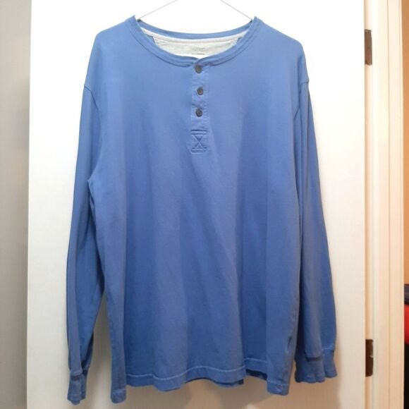 Covington Quarter Button Down Blue Long Sleeve Shirt XL - Picture 1 of 8